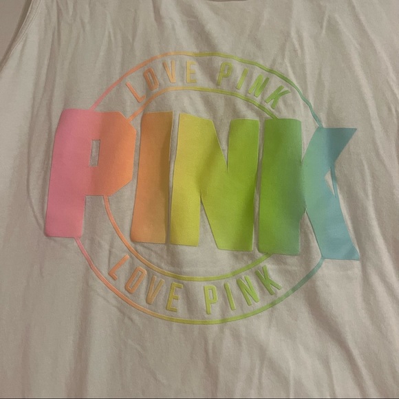 LOVE PINK colorful ombré tank - Picture 4 of 11